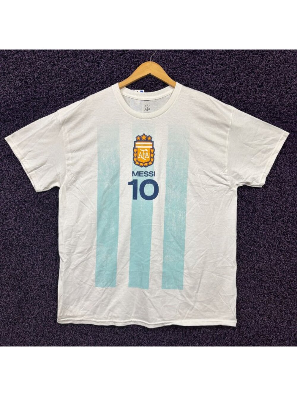 Argentine Football Association No 10 Lionel Messi T-Shirt XL